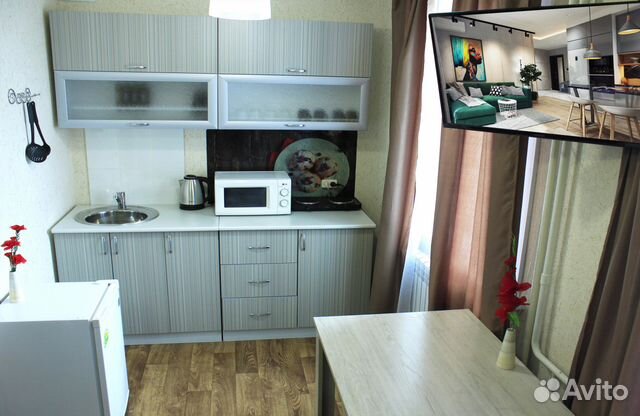 

Квартира-студия, 29 м², 2 кровати