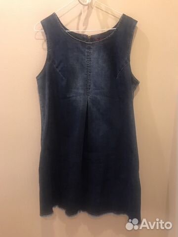 Джинсовый сарафан для беременных