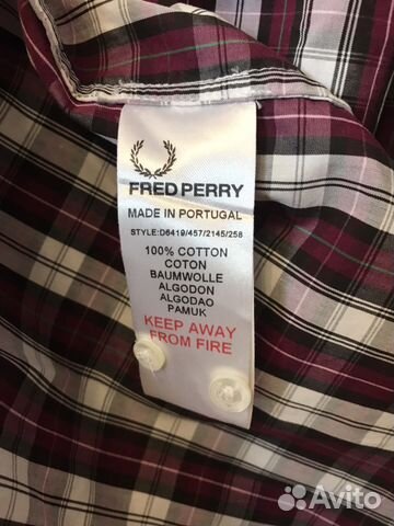 Платье-рубашка Fred Perry
