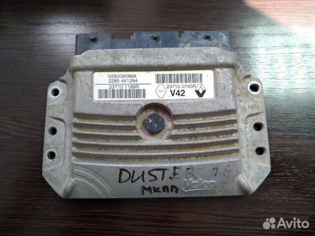 Блок управления двигателем Renault Duster K4M Блок управления двигателем Renault Duster K4M