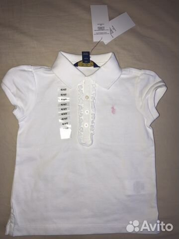 Блузка поло для девочки Новая Ralph Lauren Блузка поло для девочки Новая Ralph Lauren