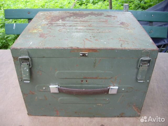 Армейский металлический ящик 003