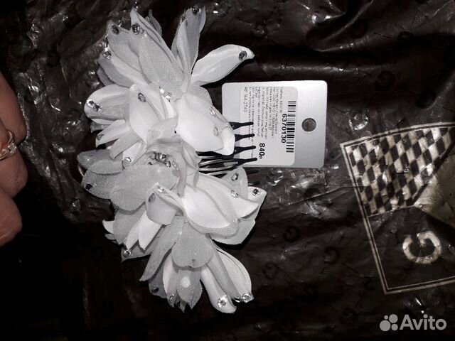 Заколка новая для волос гребень праздник свадьба