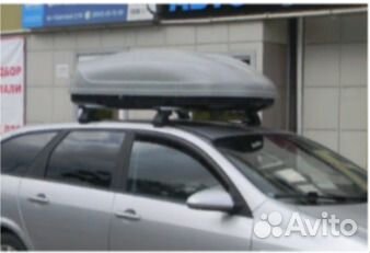 Аэродинамический автобокс на крышу автомобиля