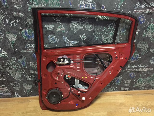 Дверь задняя правая в сборе Kia Rio x line Дверь задняя правая в сборе Kia Rio x line