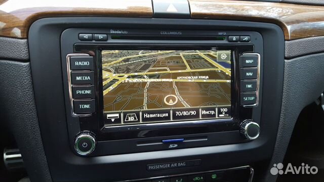 Навигация RNS 510 Skoda SuperB с установкой