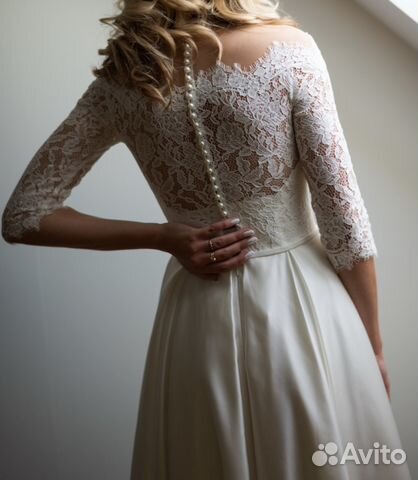 Атласное Платье С Корсетом Сверху