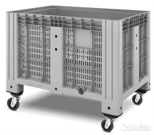 Пластиковый контейнер iBox 1200x800x800 мм серый Пластиковый контейнер iBox 1200x800x800 мм серый