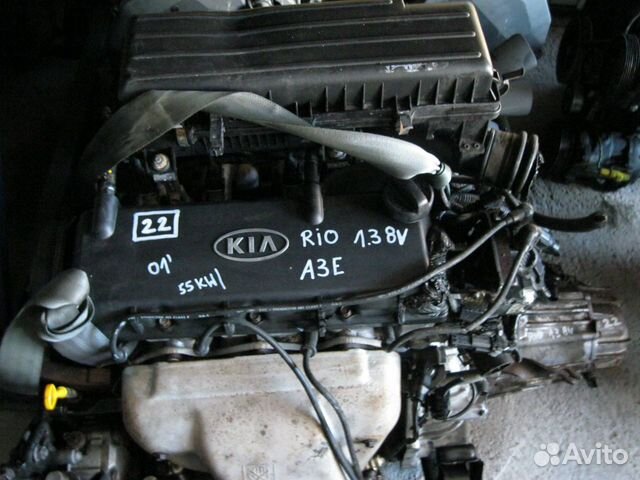 Контрактный Двигатель Киа 1.3 A3E KIA