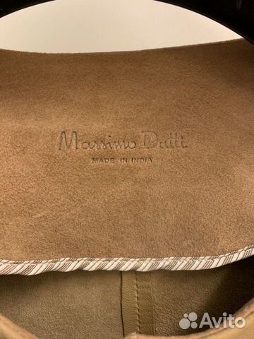 Куртка футболка из кожи Massimo Dutti M