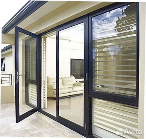 Дверь входная алюминиевая