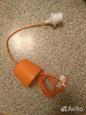 Шнур подвес Икеа б/у + 2 лампочки в комплекте Шнур подвес Икеа б/у + 2 лампочки в комплекте