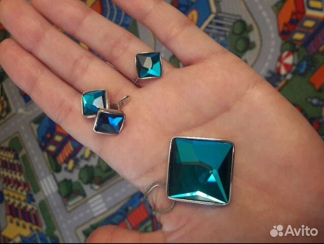 Jenavi/колье/кольцо/серьги Jenavi/колье/кольцо/серьги