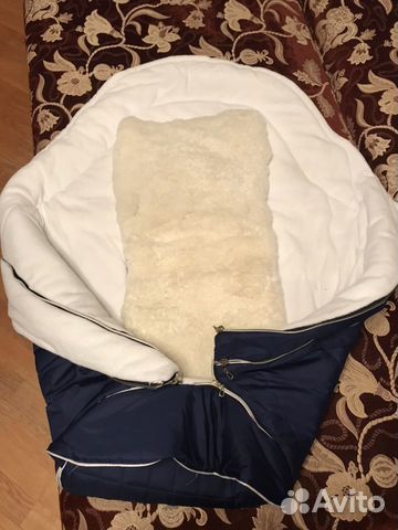 Конверт Esspero в коляску зимний с мех. вкладышем