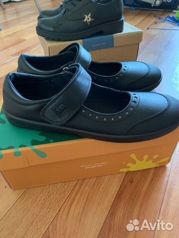Новые школьные туфли Gioseppo 38,5-39 нат. кожа