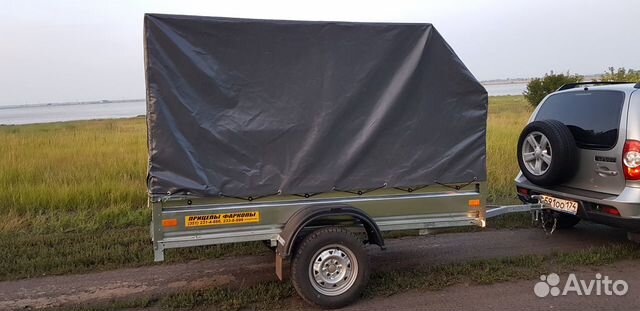 Прицеп легковой 2,5х1,3 метра с тентом 1,5 м