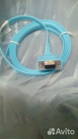 Консольный кабель Cisco RJ45-DB9 новый Консольный кабель Cisco RJ45-DB9 новый