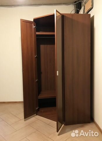 Угловой зеркальный шкаф Икея c подсветкой h236см