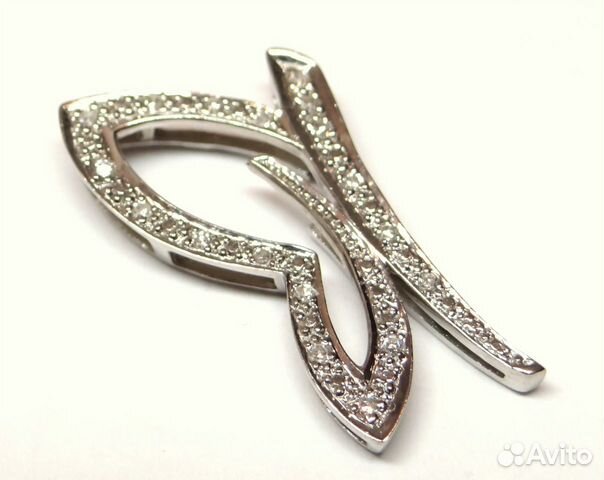 Кулон из белого золота с бриллиантами 0.09 ct Кулон из белого золота с бриллиантами 0.09 ct