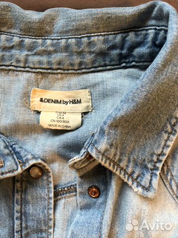 Джинсовая рубашка H&M