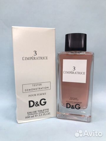 Духи-тестер Dolce Gabanna 3 imperatrice