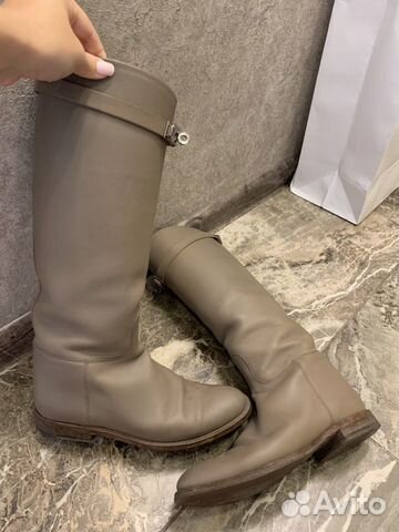 Сапоги Hermes Jumping 36 б/у оригинал Сапоги Hermes Jumping 36 б/у оригинал