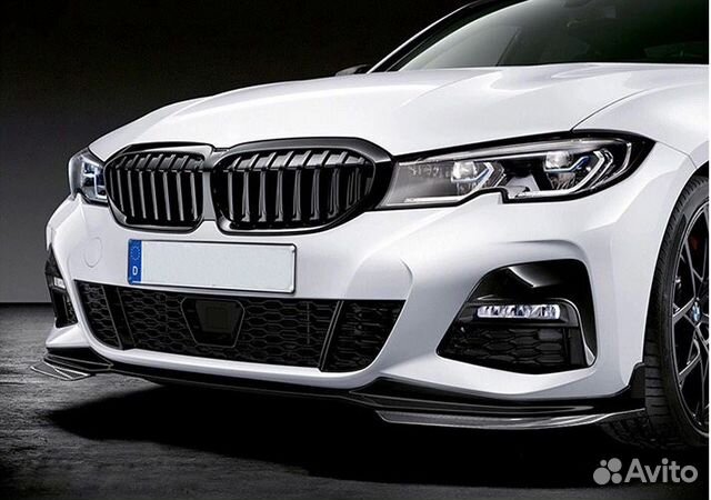 Ноздри решетки bmw 3 g20 чёрные