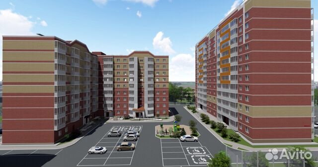 2-к квартира, 70 м², 4/9 эт.