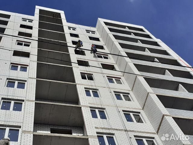 Промышленный альпинизм. Мойка окон Высотные работы