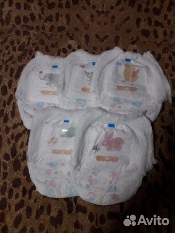 Памперсы открыли брали только один памперс, из пач