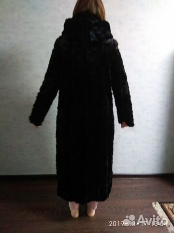 Норковая шуба из кусочков