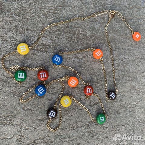 Кулон колье M&Ms новое аля Les Nereides