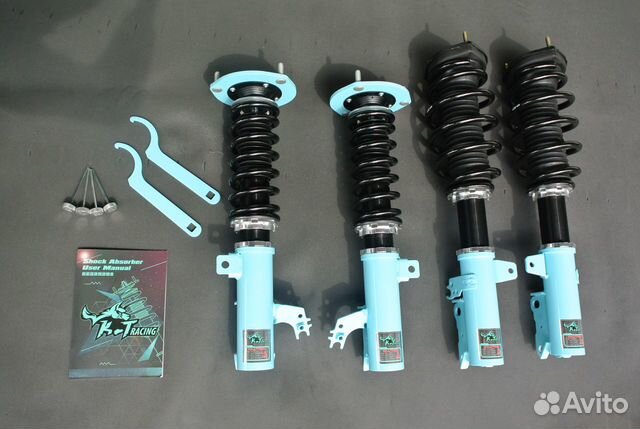 Новые койловеры KT Racing для Toyota Camry 50 55