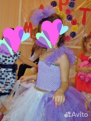 Платье нарядное Туту для девочки 3-6 лет Платье нарядное Туту для девочки 3-6 лет