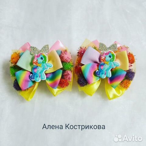 Резиночки для волос.Бантики