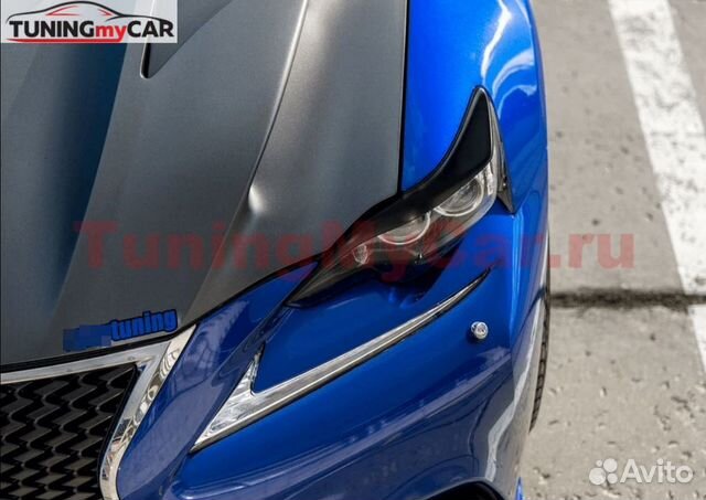 Реснички на фары Lexus IS (lll) 2013-2016 (абс)