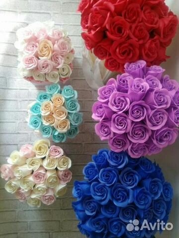 Розы из мыла Розы из мыла