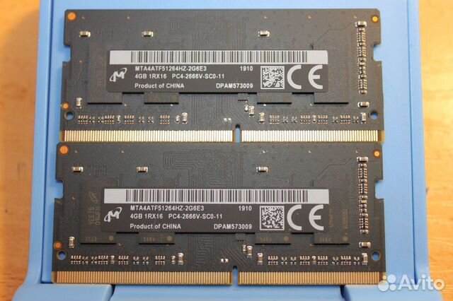 Оригинальная память 4GB*2шт DDR4 iMac 2019 21.5 Оригинальная память 4GB*2шт DDR4 iMac 2019 21.5