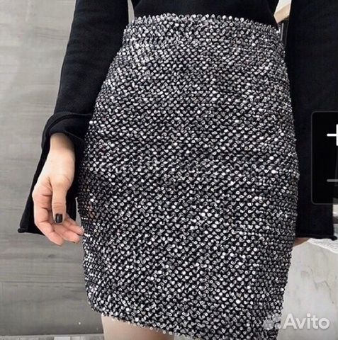 Юбка с пайетками Юбка с пайетками