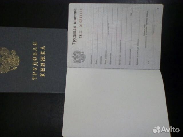 Трудовая книжка серии ТК-3 Трудовая книжка серии ТК-3
