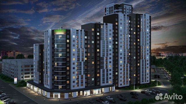 2-к квартира, 64 м², 7/15 эт.