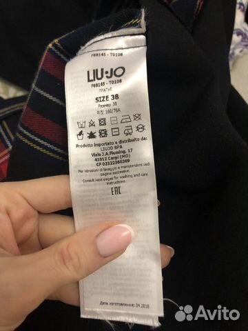 Платье в клетку Liu Jo original