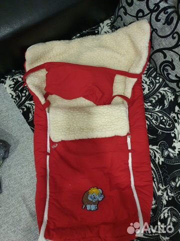 Зимний меховой конверт на овчине Зимний меховой конверт на овчине