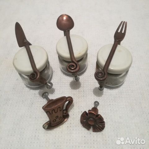 Мебельные ручки, медь