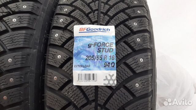 Зимние шины BF Goodrich G Force Stud 205/55 R16 Q Зимние шины BF Goodrich G Force Stud 205/55 R16 Q