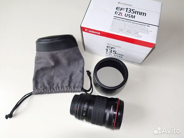 Объектив Canon - EF 135 мм f/2 L USM рст Объектив Canon - EF 135 мм f/2 L USM рст