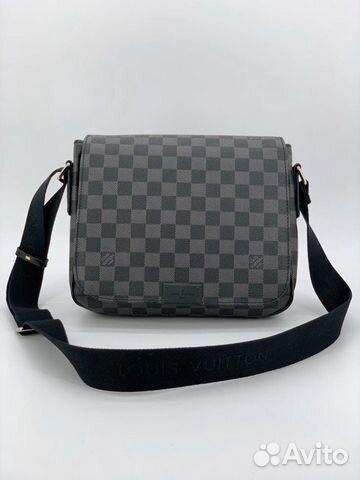 Новая мужская сумка для кожа + канва Louis Vuitton Новая мужская сумка для кожа + канва Louis Vuitton