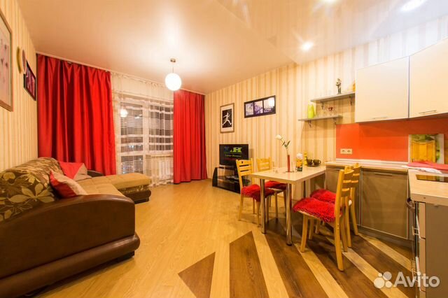 

1-к. квартира, 60 м², 2 кровати