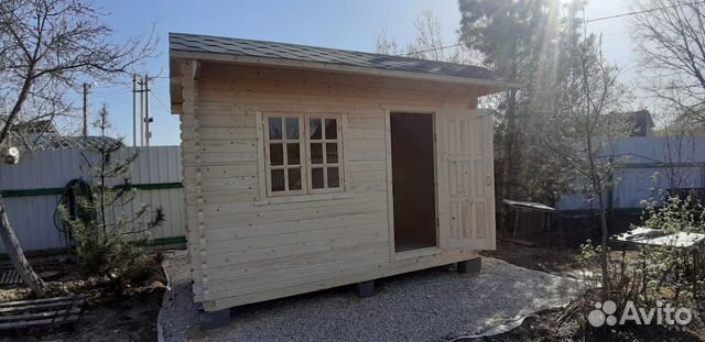 Хозблок из бруса 4х2 под ключ Хозблок из бруса 4х2 под ключ