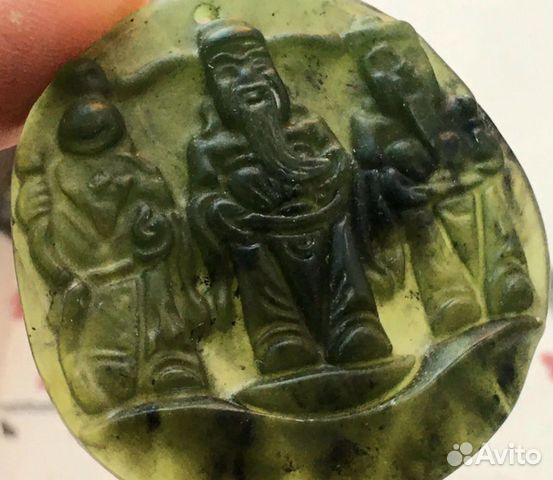 Будийский амулет из нефрита Фу Лу Шоу